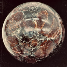 Load image into Gallery viewer, Garnet Scry Sphere Round | 3" | Red/Black | 1 Sphere |