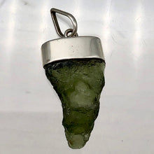 Load image into Gallery viewer, Blue Green Moldavite Pendant 31x18x6mm | 1 5/8" long