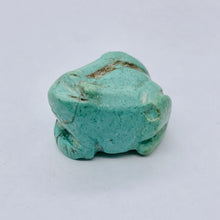 Load image into Gallery viewer, Turquoise Carved Frog Fetish Totem Bead | 1 Bead |