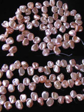 Load image into Gallery viewer, Rose Petal Natural Peach Keishi FW Pearl Strand 109947B - PremiumBead Primary Image 1
