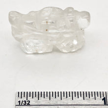 Load image into Gallery viewer, Powerful Carved Quartz Winged Dragon Figurine | 21x14x9mm | Clear