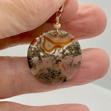 Load image into Gallery viewer, Limbcast Round 14K Gold Filled Pendant | 1.5" Long | Clear Orange |