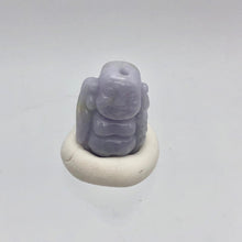 Load image into Gallery viewer, 25cts Hand Carved Buddha Lavender Jade Pendant Bead | 21x14x9mm | Lavender - PremiumBead Alternate Image 5