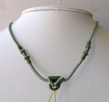 Load image into Gallery viewer, Olive Green Wrapped Silk Cording 16-26 inch Necklace 10528A - PremiumBead Primary Image 1