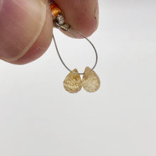 Load image into Gallery viewer, 2 Natural Imperial Topaz Faceted Briolette Beads, 6x4mm, Pink/Yellow 3295B - PremiumBead Alternate Image 2