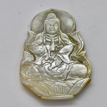 Load image into Gallery viewer, Quan Yin Mother of Pearl Person | 4 1/4" Tall | White | 1 Pendant |