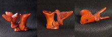 Load image into Gallery viewer, Flutter Carved Boxwood Hummingbird Ojime/Netsuke Bead - PremiumBead Alternate Image 4
