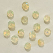 Load image into Gallery viewer, Opal Graduated Faceted Fiery Roundel Bead Parcel | 4-3 1/2 mm | Golden| 8 Beads|
