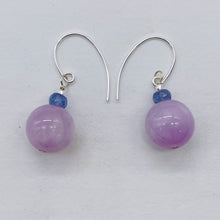 Load image into Gallery viewer, Kunzite Tanzanite Sterling Silver Drop Earrings | 1 1/4" | Lavender Blue |