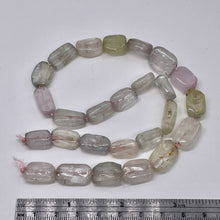 Load image into Gallery viewer, Kunzite 48g Flat Nugget | 17x11x6 to 12x9x5mm | Lavender Green | 26 Strand