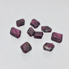 Load image into Gallery viewer, 9 Diamond-shaped Garnet Faceted Beads | 8x6-8x7mm | Red | 9 Beads | 176 - PremiumBead Alternate Image 2
