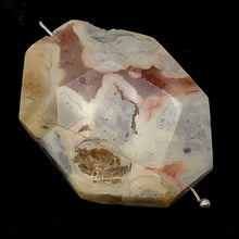 Load image into Gallery viewer, Crazy Lace Agate Carved Pendant Bead | 39x29x9mm | White Orange |