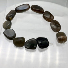 Load image into Gallery viewer, Gray Moonstone Half Strand | 23x13x8mm to 18x11x9mm | Gray | 11 Half-Strand |