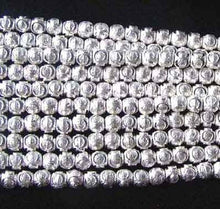 Load image into Gallery viewer, Seven Beads of Glitter Laser Cut 4mm Sterling Silver Beads 8595 - PremiumBead Alternate Image 4
