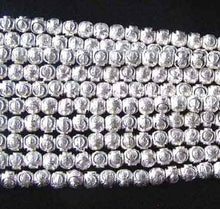 Load image into Gallery viewer, Seven Beads of Glitter Laser Cut 4mm Sterling Silver Beads 8595 - PremiumBead Alternate Image 4