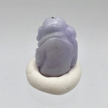 Load image into Gallery viewer, 26.9cts Hand Carved Buddha Lavender Jade Pendant Bead | 21x14.5x10mm | Lavender - PremiumBead Alternate Image 8