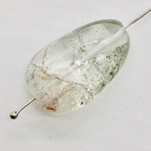 Load image into Gallery viewer, Lodalite Quartz Oval Pendant Bead | 28x18x12 mm | Clear Included | 1 Bead |
