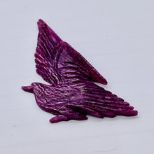 Load image into Gallery viewer, Ruby Eagle Carved Figurine | 55x28x4 mm | Red | 1 Carving | 40.2 cts |