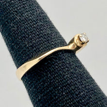 Load image into Gallery viewer, Natural Diamond Solid 14K Yellow Gold Pinky Ring Size 4 1/2 9982Am - PremiumBead Alternate Image 8