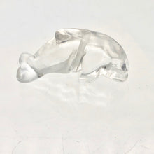 Load image into Gallery viewer, Jumping 2 Carved Natural Quartz Crystal Dolphin Beads | 25x11x8mm | Clear - PremiumBead Alternate Image 6