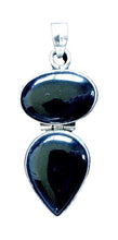 Load image into Gallery viewer, Unique Natural Onyx & Sterling Silver Pendant 4220