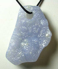 Load image into Gallery viewer, 155cts Blue Chalcedony Natural & Untreated Designer Pendant Bead 10506O - PremiumBead Alternate Image 4