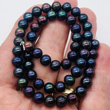 Load image into Gallery viewer, Fresh Water Pearl Strand Round | 8 mm | Blue/Purple | 54 Beads |