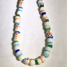 Load image into Gallery viewer, 5 Hand Made Glass Lampwork Snowmen 14x8.5mm to 13x8mm Beads 007099 - PremiumBead Primary Image 1