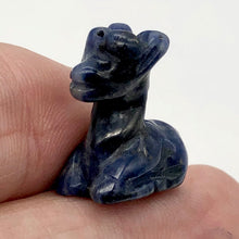 Load image into Gallery viewer, Carved Animal Sodalite Giraffe Figurine Worry Stone