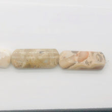 Load image into Gallery viewer, Conglomerate Jasper Rounded Rectangle Strand | 40X15X5 | Pastels/Brown | 10 Bead