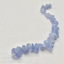 Load image into Gallery viewer, Natural! Blue Chalcedony Nugget Bead 8" Strand - PremiumBead Alternate Image 2