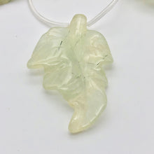 Load image into Gallery viewer, Carved Green Prehnite Leaf Briolette Bead Strand 109886C - PremiumBead Alternate Image 4