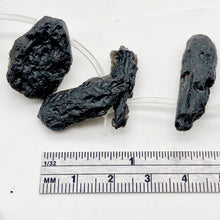 Load image into Gallery viewer, Tektite Natural Pendant Bead Strand | 33x25x15 to 26x8x7mm |18 Beads |