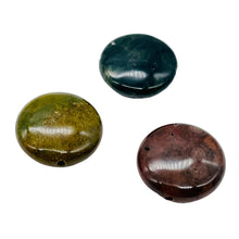 Load image into Gallery viewer, Hot 3 Plain Ocean Jasper Focal Beads 9108