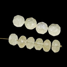 Load image into Gallery viewer, Rare Yellow Calcite Faceted Roundel Beads Strand | 10x5mm | 65 Beads |