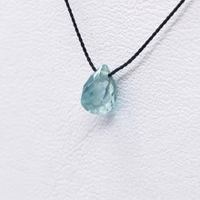 Load image into Gallery viewer, 1 Blue Zircon Faceted Briolette Bead, 5.5x4mm, Blue, 1.1 carats 4880 - PremiumBead Primary Image 1