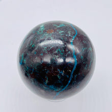Load image into Gallery viewer, Chrysocolla Cuprite Scry Crystal Round | 65mm | Blue/Copper | 1 Sphere
