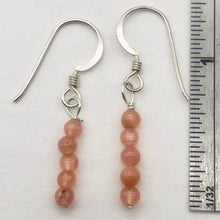 Load image into Gallery viewer, Stiletto Gem Quality Rhodochrosite Drop Silver Earrings - PremiumBead Primary Image 1