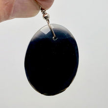 Load image into Gallery viewer, Onyx Faceted Sterling Silver Oval Pendant | 2 1/4" Long | Black |