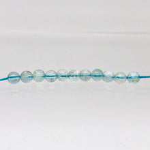 Load image into Gallery viewer, 11 Natural Aquamarine Round Beads | 5.5mm | 11 Beads | Blue | 6655A - PremiumBead Alternate Image 3