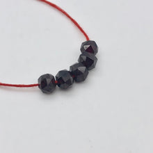 Load image into Gallery viewer, 2 (pair) Pyrope Garnet Faceted Round Beads | 6x5mm | Red | 6608 - PremiumBead Alternate Image 4