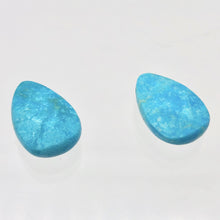 Load image into Gallery viewer, 2 Faceted Turquoise Pear Briolette Beads | 18x12x5.5mm | Blue | 7410 - PremiumBead Alternate Image 5