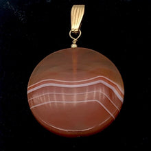 Load image into Gallery viewer, Made in USA Copper Red Carnelian 14Kgf Pendant 505677H