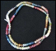 Load image into Gallery viewer, Sexy Fancy Sapphire Faceted Bead Strand 53cts 108065A - PremiumBead Primary Image 1