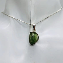 Load image into Gallery viewer, Moldavite Sterling Silver Drop | 1" Long | Green | 1 Pendant |