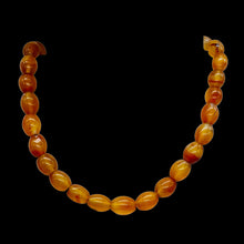 Load image into Gallery viewer, Natural Carnelian Agate 12x9mm Oval Bead Strand 109355