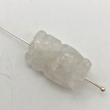 Load image into Gallery viewer, 2 Wisdom Carved Quartz Owl Beads - PremiumBead Alternate Image 6