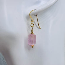 Load image into Gallery viewer, Kunzite 14K Gold Filled Dangle Earrings | 1 1/4" Long | Pink | 1 Pair |