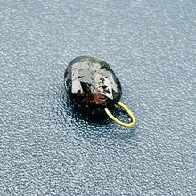 Load image into Gallery viewer, .82cts Natural Black Conflict Free Diamond 18K Pendant | 3/8 Inch Long |