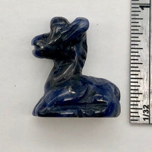 Load image into Gallery viewer, Carved Animal Sodalite Giraffe Figurine Worry Stone